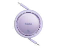 BASEUS Free2Pull Retractable Cable C to iP 20W 1m Purple P10364501511-00 - 1348109 - zdjęcie 1